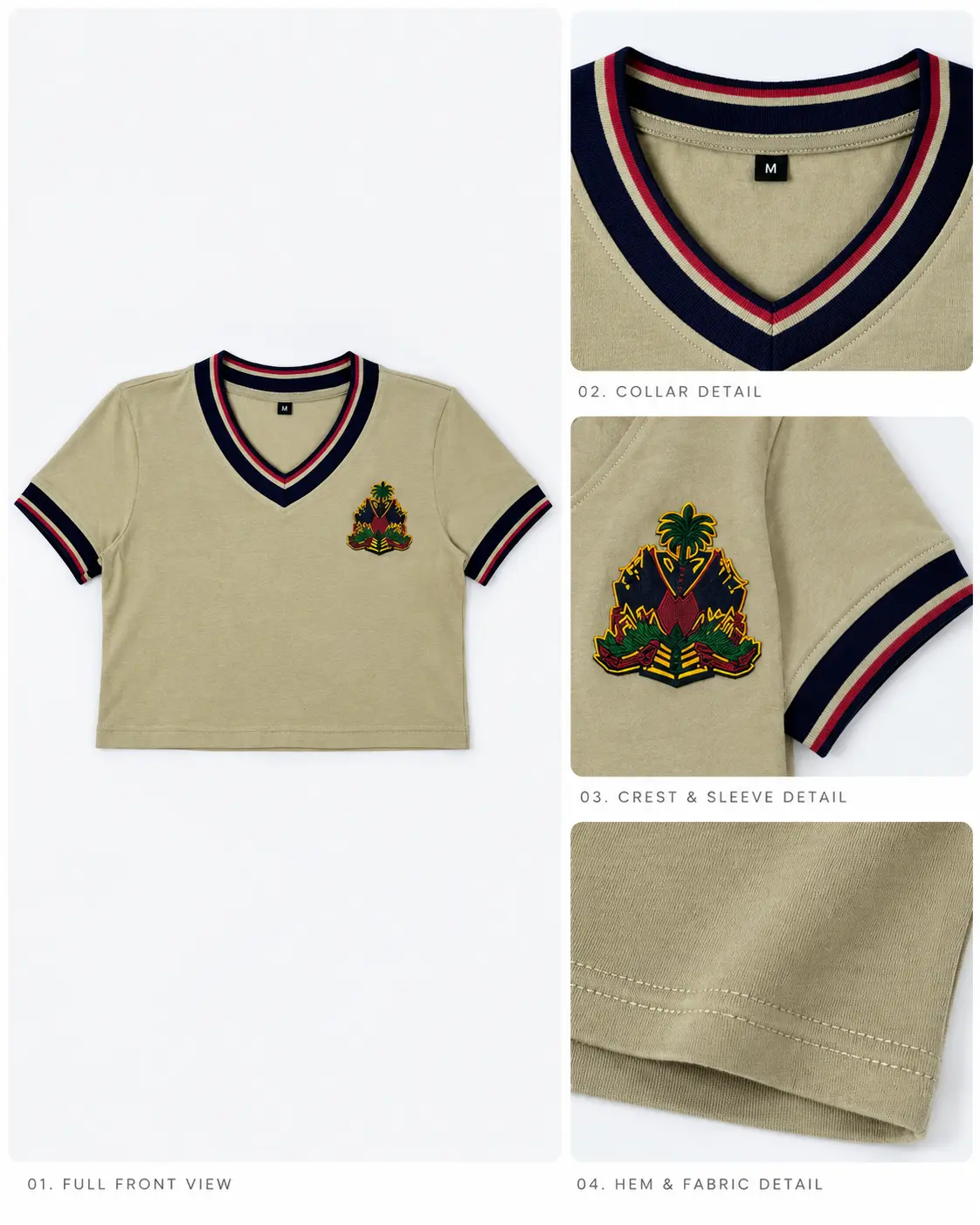 Women's Resilient Crop Top garment details